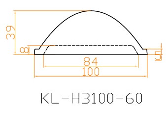 Боросиликатная линза   KL-HB100-60°