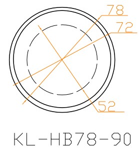 Линза боросиликатная KL-HB78-90